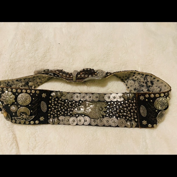 💐LILY FACOUCHE VINTAGE COIN BELT (Circa 70s) - Picture 6 of 6